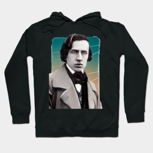 Polish Composer Frédéric Chopin illustration Hoodie